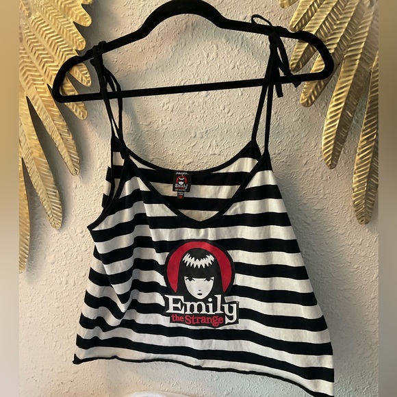 Dolls Kill Tops - Dolls kill Emily the strange cropped camisole top plus size 1x